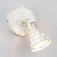 Спот Eurosvet 20027/1 белый с золотом - купить онлайн в интернет-магазине Люстра-Тут (Санкт-Петербург) недорого