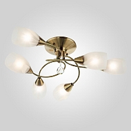 Подвесная люстра Eurosvet 2275/6 античная бронза - купить онлайн в интернет-магазине Люстра-Тут (Санкт-Петербург) недорого